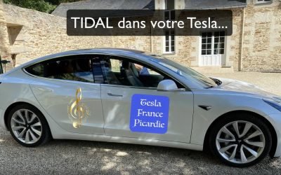 TIDAL dans votre Tesla…